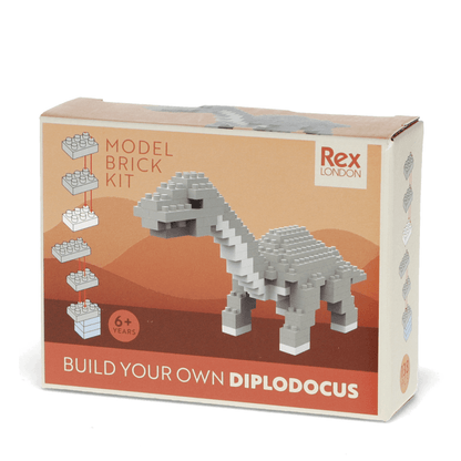 Build your own dinosaur model brick kit - Diplodocus - PartyErasers