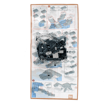 Build your own dinosaur model brick kit - Diplodocus - PartyErasers