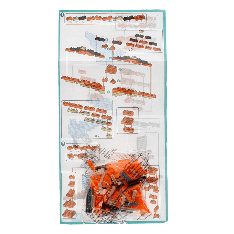 Build your own dinosaur model brick kit - Pterodactyl - PartyErasers