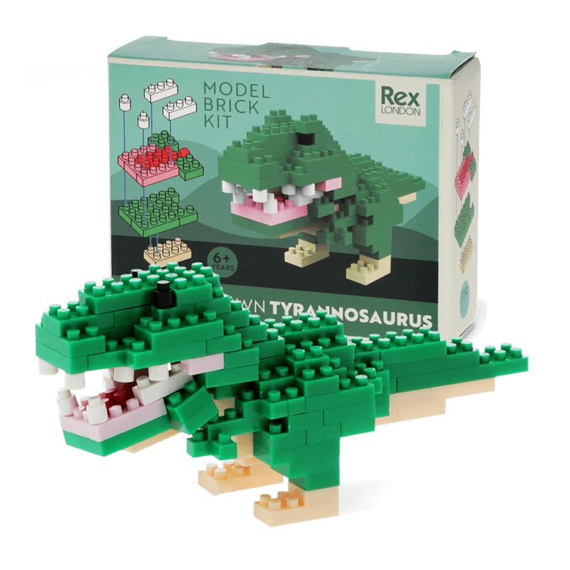 Build your own dinosaur model brick kit - Tyrannosaurus - PartyErasers