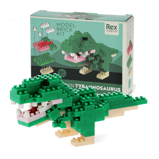Build your own dinosaur model brick kit - Tyrannosaurus - PartyErasers