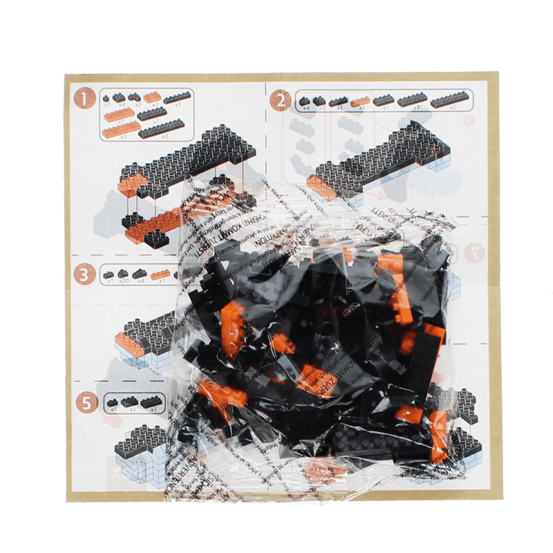 Build your own dog model brick kit - Sausage dog - PartyErasers