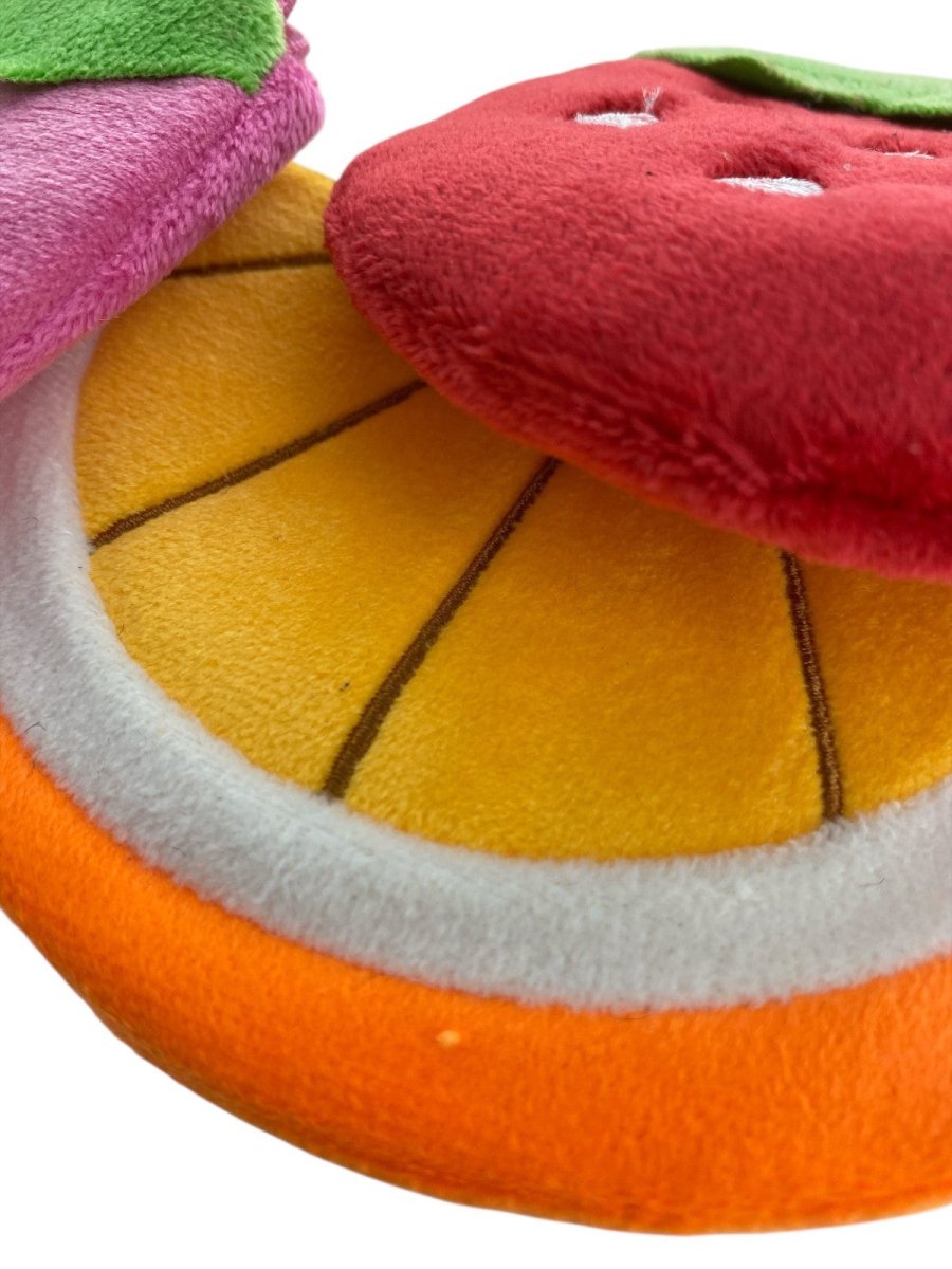 Bundle & Save - 12pc Orange Strawberry Coin Wallet Small Soft Purse Fruit Shape Mini Pouch - PartyErasers