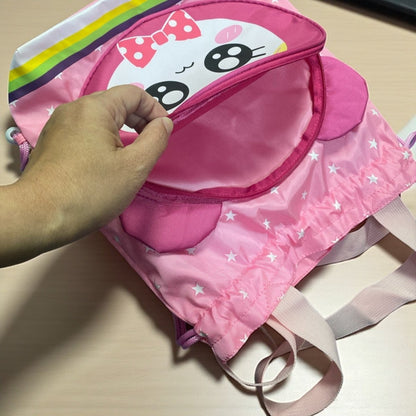 Cartoon Kids Cute Drawstring Bag School Swimming Sports Activities Travel - PartyErasers