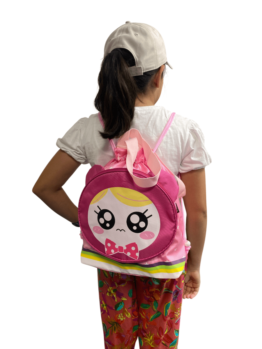 Cartoon Kids Cute Drawstring Bag School Swimming Sports Activities Travel - PartyErasers