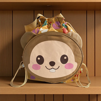 Cartoon Kids Cute Drawstring Bag School Swimming Sports Activities Travel - PartyErasers