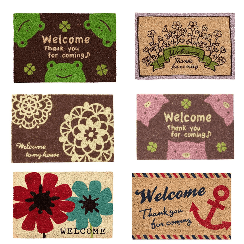 Coir Entrance Front Door Mat Handmade Stylist and Durable - PartyErasers