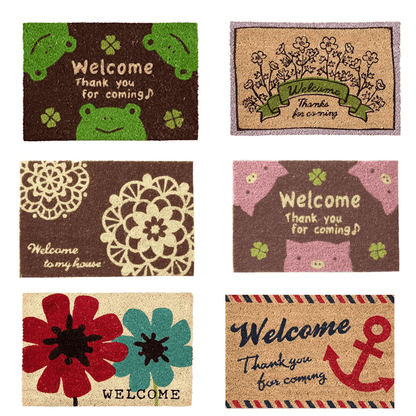 Coir Entrance Front Door Mat Handmade Stylist and Durable - PartyErasers