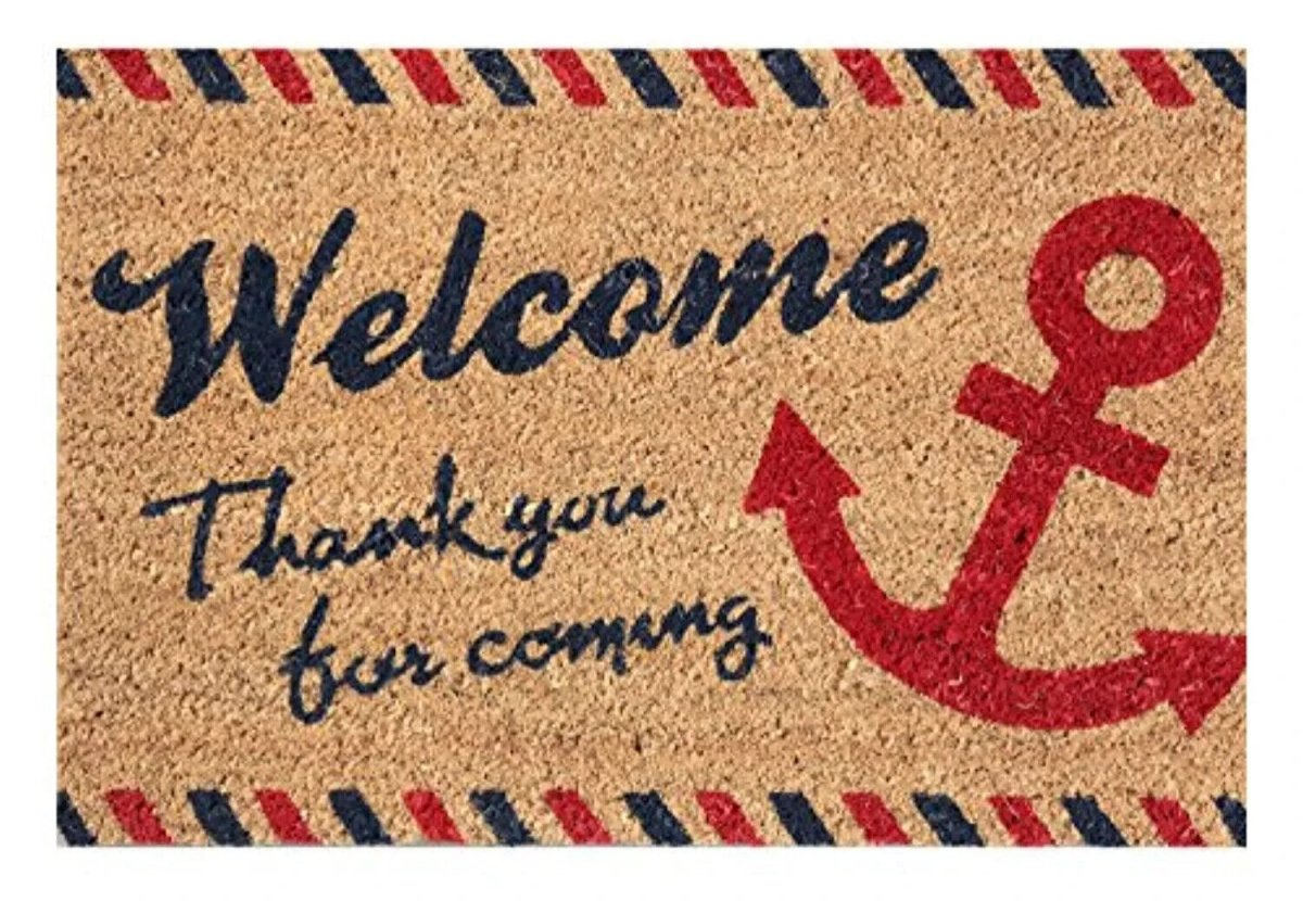 Coir Entrance Front Door Mat Handmade Stylist and Durable - PartyErasers