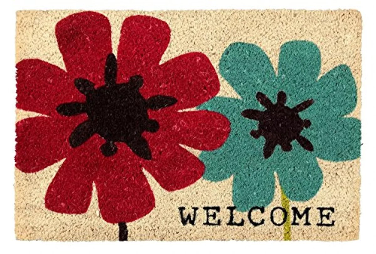 Coir Entrance Front Door Mat Handmade Stylist and Durable - PartyErasers