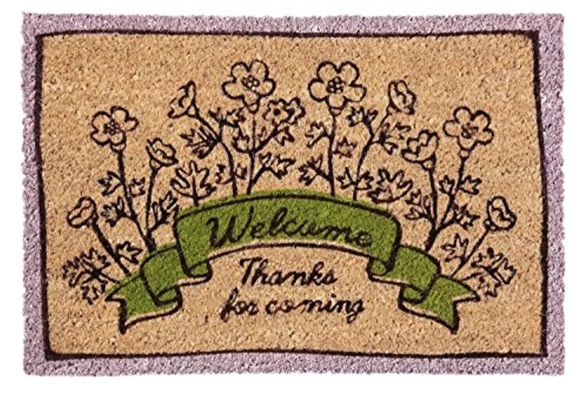 Coir Entrance Front Door Mat Handmade Stylist and Durable - PartyErasers