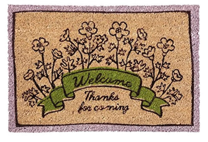 Coir Entrance Front Door Mat Handmade Stylist and Durable - PartyErasers