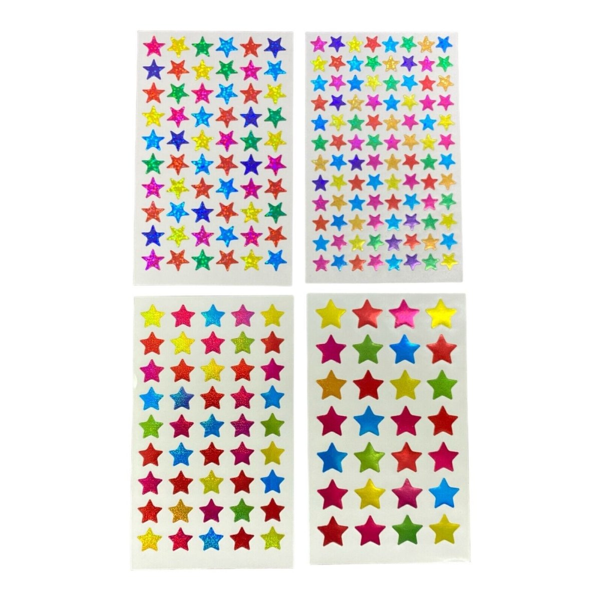 Coloured Star Stickers Teacher Student Reward (280 to 960 stickers) - PartyErasers