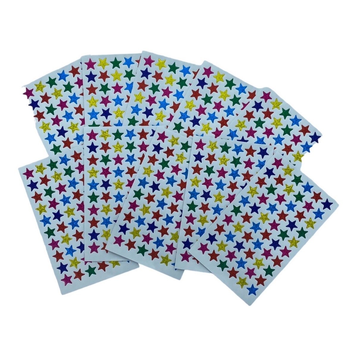 Coloured Star Stickers Teacher Student Reward (280 to 960 stickers) - PartyErasers