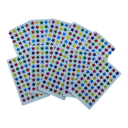 Coloured Star Stickers Teacher Student Reward (280 to 960 stickers) - PartyErasers
