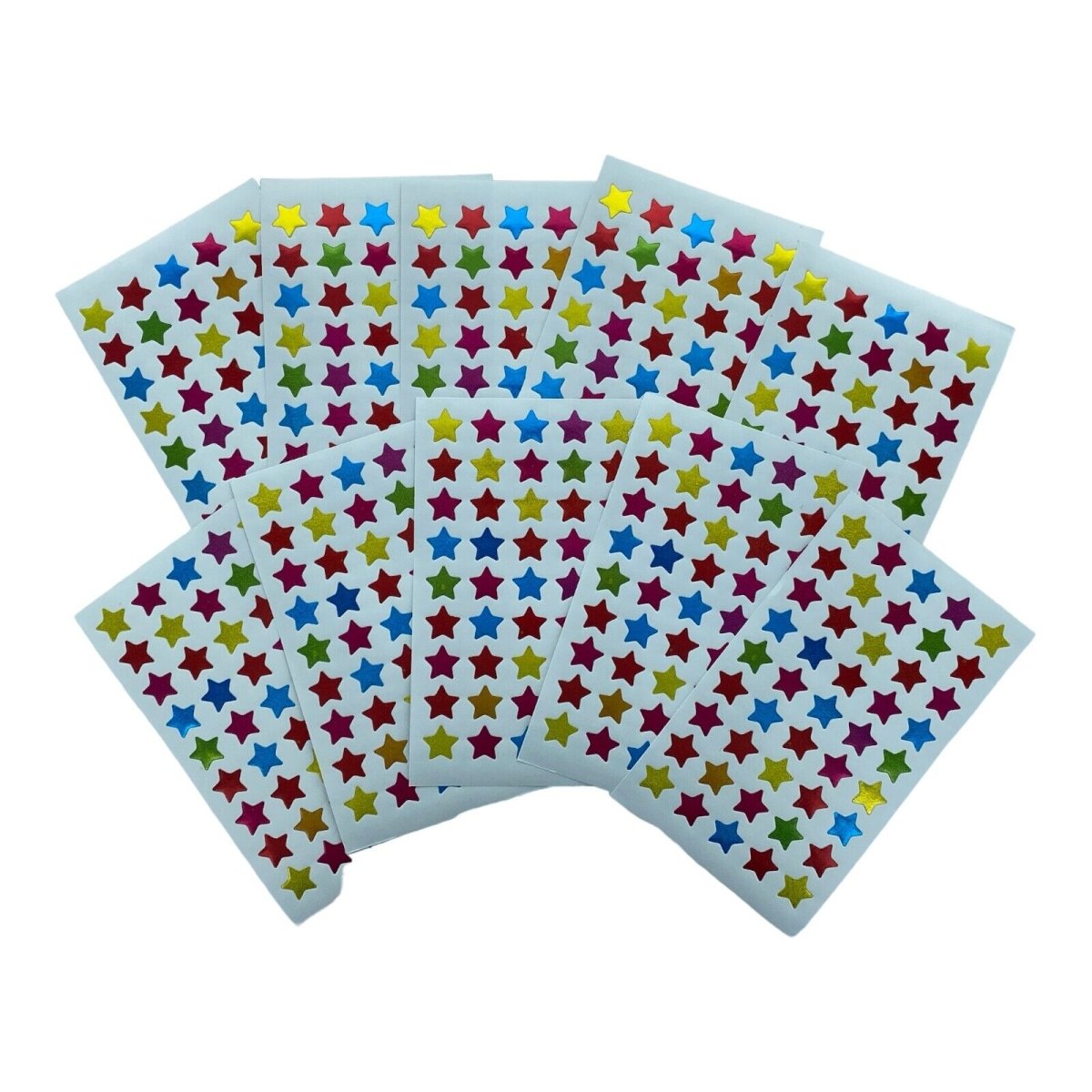 Coloured Star Stickers Teacher Student Reward (280 to 960 stickers) - PartyErasers