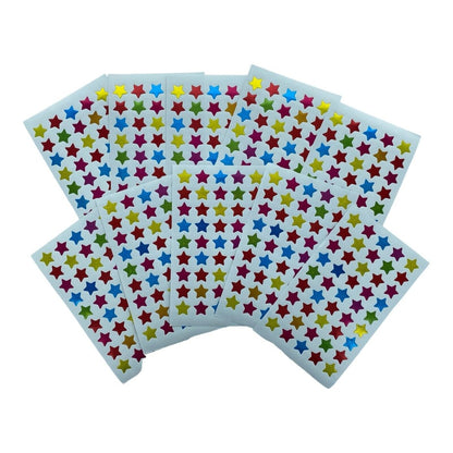Coloured Star Stickers Teacher Student Reward (280 to 960 stickers) - PartyErasers