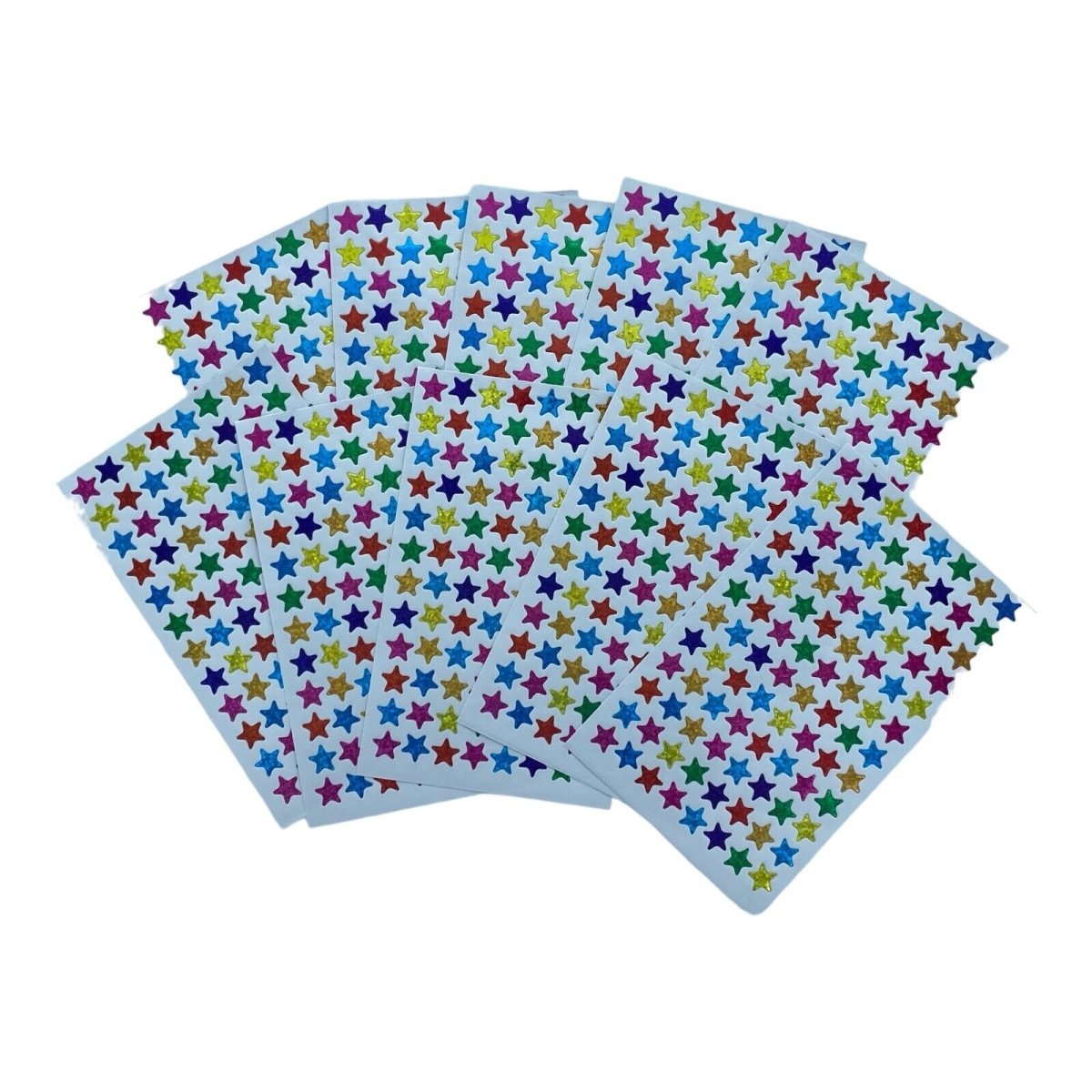 Coloured Star Stickers Teacher Student Reward (280 to 960 stickers) - PartyErasers