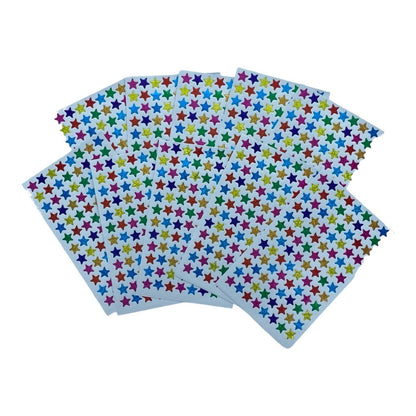 Coloured Star Stickers Teacher Student Reward (280 to 960 stickers) - PartyErasers