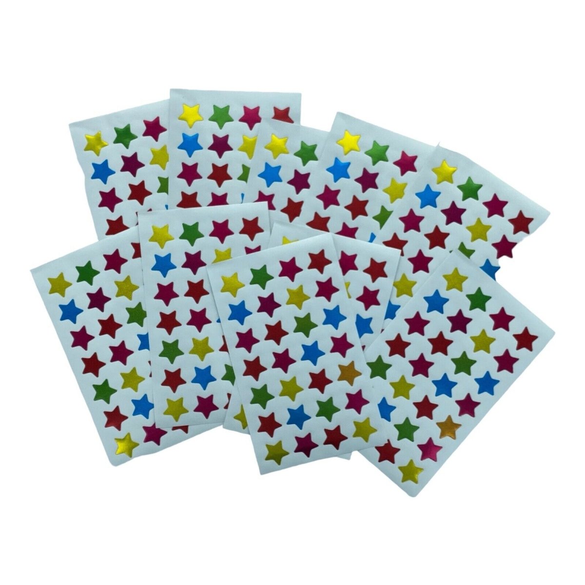 Coloured Star Stickers Teacher Student Reward (280 to 960 stickers) - PartyErasers