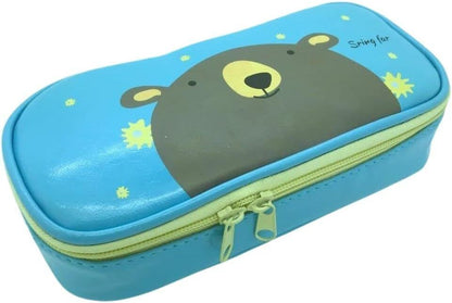 Cute Animal Design Pen Pencil Case with layer compartments - PartyErasers