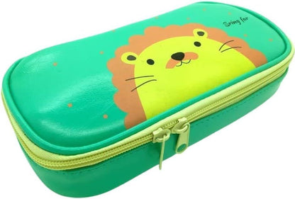 Cute Animal Design Pen Pencil Case with layer compartments - PartyErasers