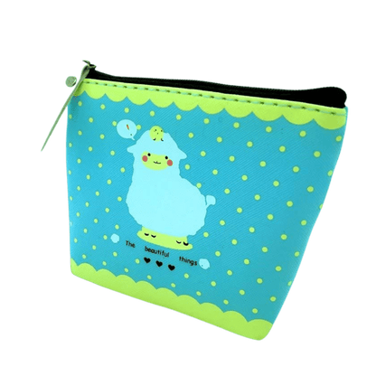 Cute Animal Sheep Llama Coin Purse Pouch for Kids Party Bags Gift - PartyErasers