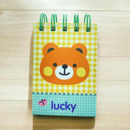 Cute Animals Note Pad Notebook Spiral Jotter Pad Kids Party Bag set of 4 - PartyErasers