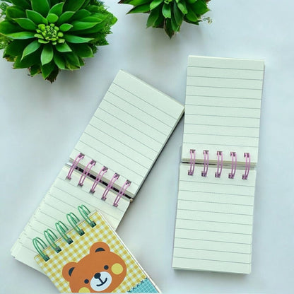 Cute Animals Note Pad Notebook Spiral Jotter Pad Kids Party Bag set of 4 - PartyErasers