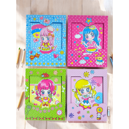 Cute Anime Girl Notebook/Diary/Journal Box Set - PartyErasers