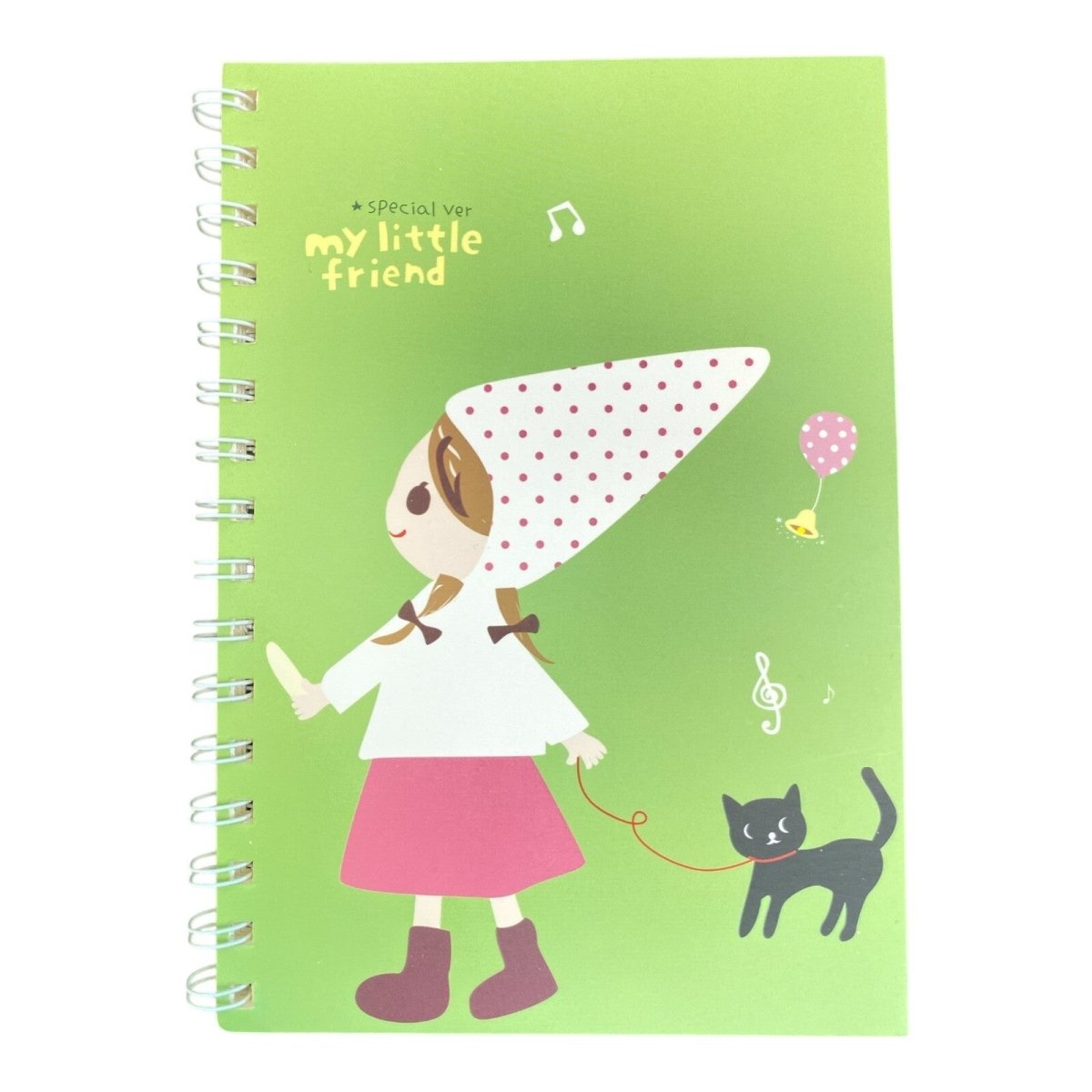 Cute Fairy Tale A5 Spiral Notebook Ruled 140 Pages Wired Jotter Pad - PartyErasers