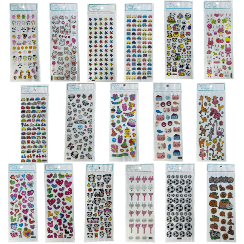 Cute Gel Stickers Bundles of 5 - PartyErasers