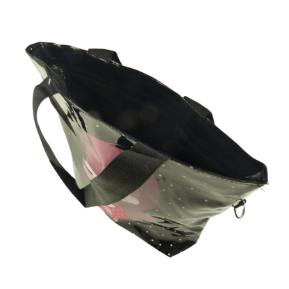 Cute Girl Shiny PU Zipped Shoulder Bag Shopping Bag - PartyErasers