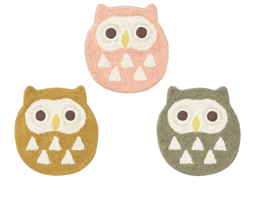 Cute Owl Mini Floor Mat Door Mat Home Décor for kids and adults (3 selections) - PartyErasers