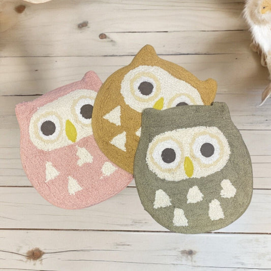 Cute Owl Mini Floor Mat Door Mat Home Décor for kids and adults (3 selections) - PartyErasers