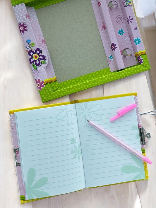 Cute Owl Secret Lockable Notebook/Diary/Journal with Key and Pen Box Set - PartyErasers