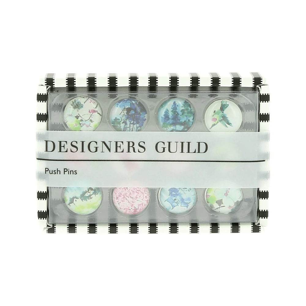 Designers Guild Push Pins Art Craft Cork Board Notice School Office Drawing Pins - PartyErasers