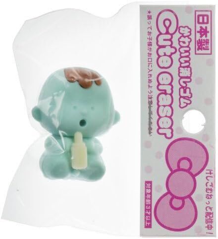 DREAM Japanese Puzzle Eraser - baby with bottle eraser - PartyErasers