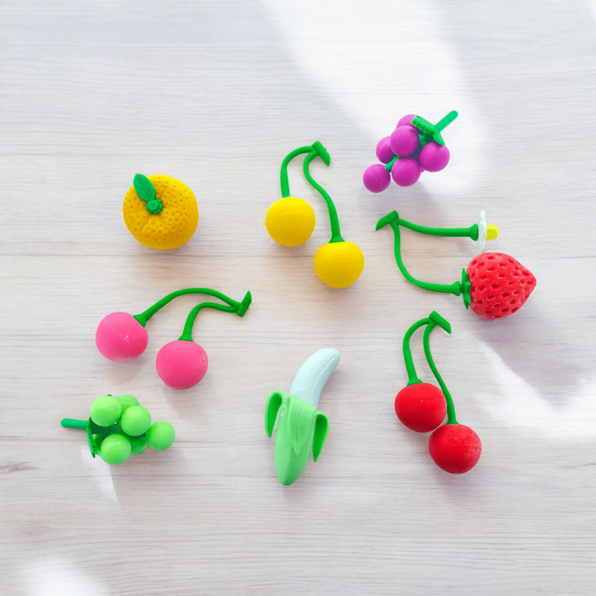 Dream Japanese Puzzle Eraser Cherry, Grapes, Banana, Orange, Strawberry - PartyErasers