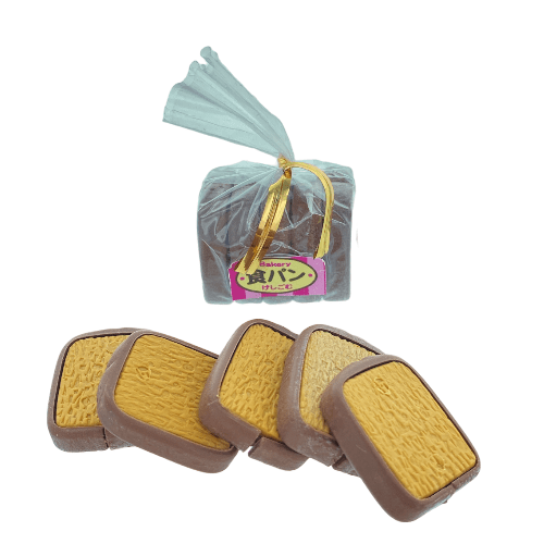 DREAM Japanese Puzzle Eraser - Loaf of Brown Bread Erasers - PartyErasers