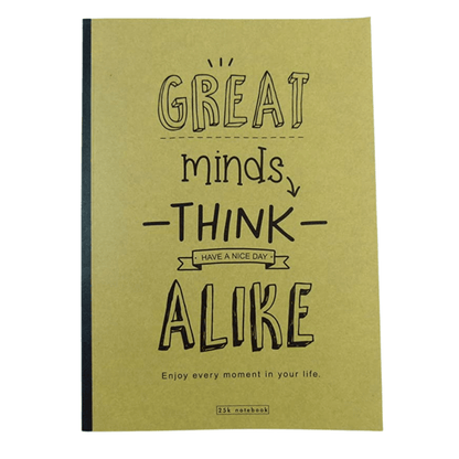 Encouragement Motivational Quote Blank Sheet Notebook for School Office Size A5 - PartyErasers