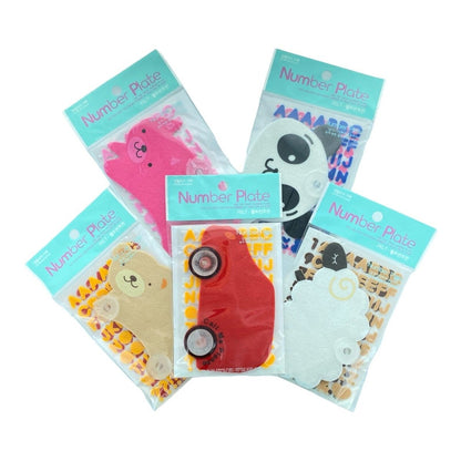 Felt Sign Number Name Plate for Car Window Home Décor – Create Your Own Words - PartyErasers