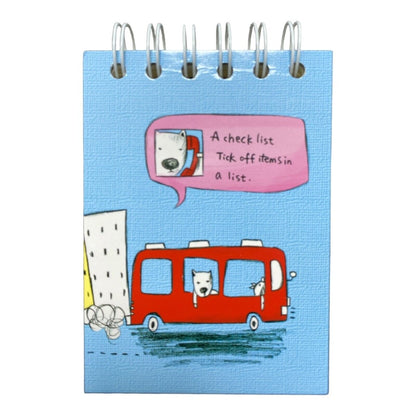 Floral & Nature Spiral bound Ruled Note Pad Notebook 120 sheets per pack - PartyErasers