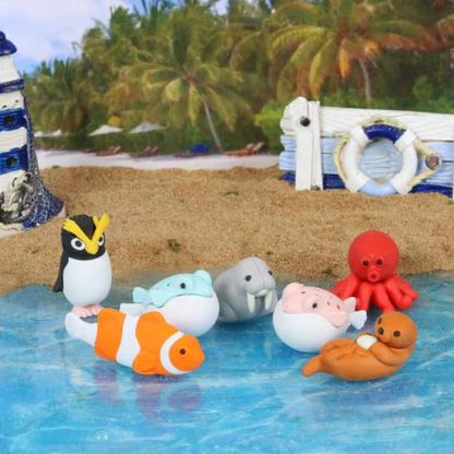 IWAKO Japanese Puzzle Eraser - Marine Animals 2