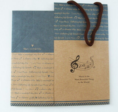 FunMusicOnline Music Themed DIY Paper Gift Box - PartyErasers