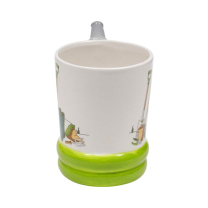 Garden Hose Ceramic Shaped Handle Mug - PartyErasers