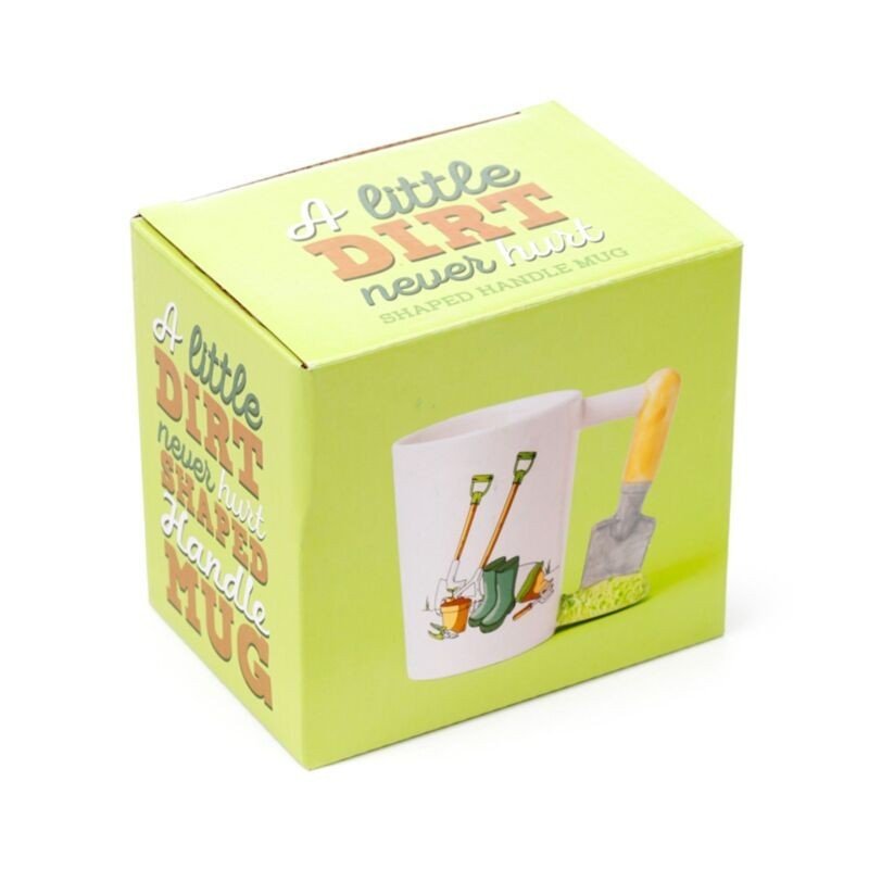 Garden Trowel Ceramic Shaped Handle Mug - PartyErasers