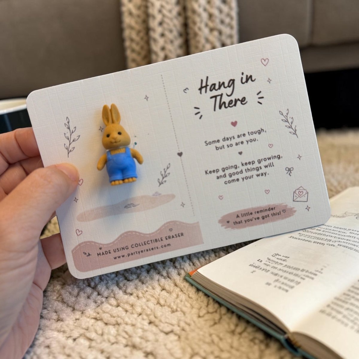 Hang in There ♡ Pocket Hug Gift - PartyErasers