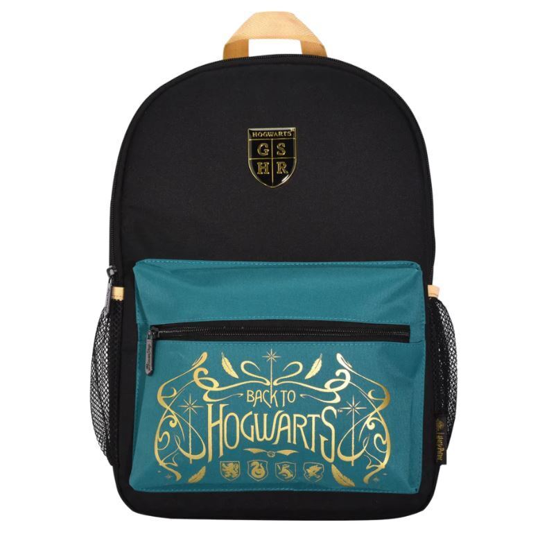 Harry Potter Core Backpack - Black & Teal - PartyErasers