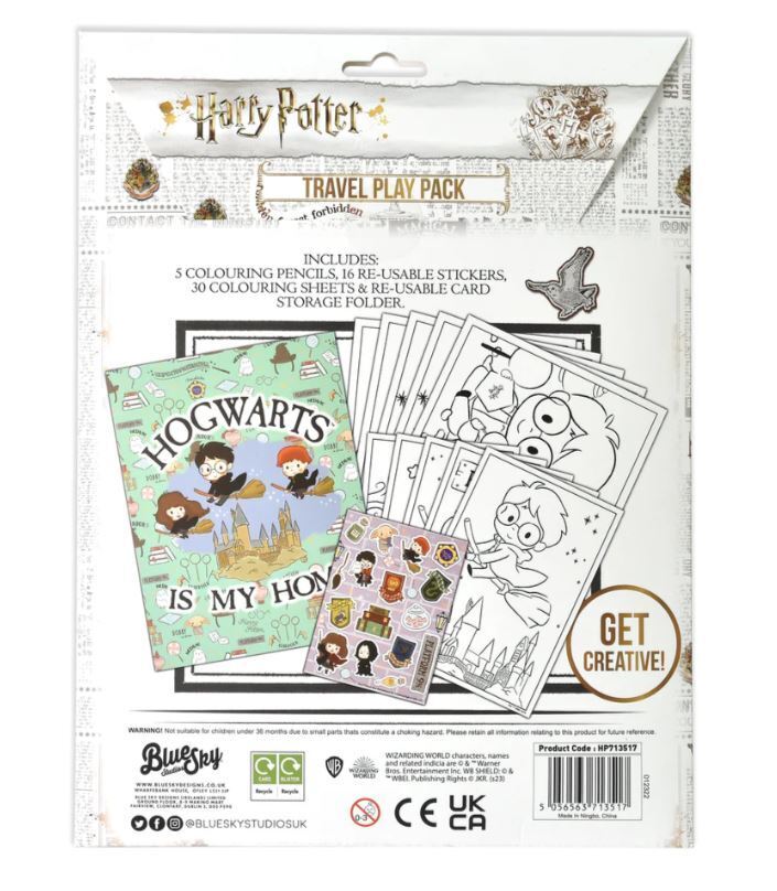 Harry Potter Travel Play Pack - PartyErasers